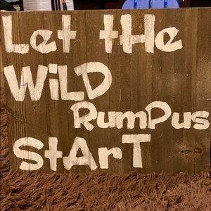 Wild Things Sign
